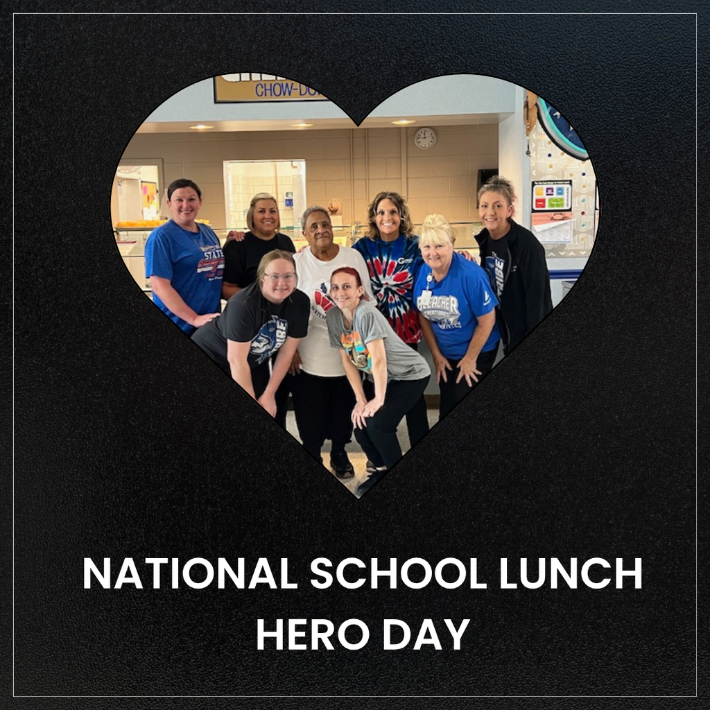Photo of our GCHS School Cafeteria Staff for National School Lunch Hero Day
