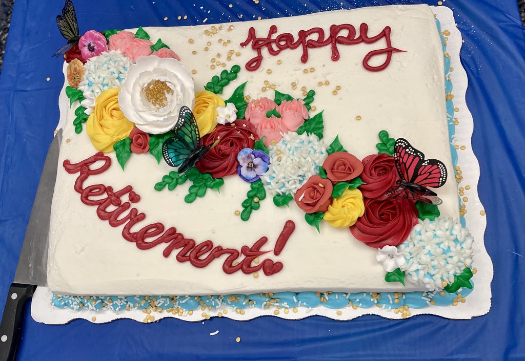 retirement cake