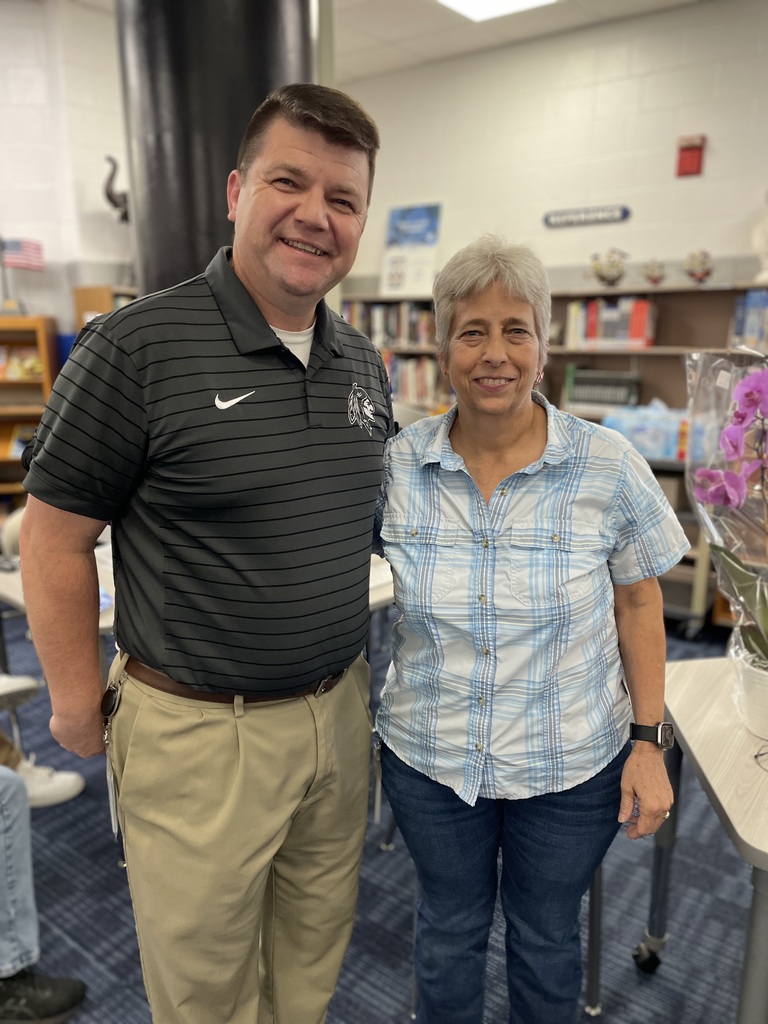 Danny Lowrance and Dixie Wyatt at her retirement celebration