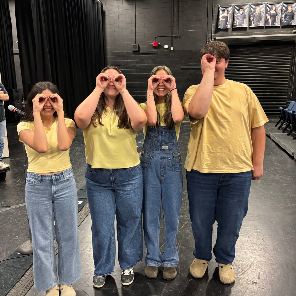 Seniors dressed up for Twin/Squad Day