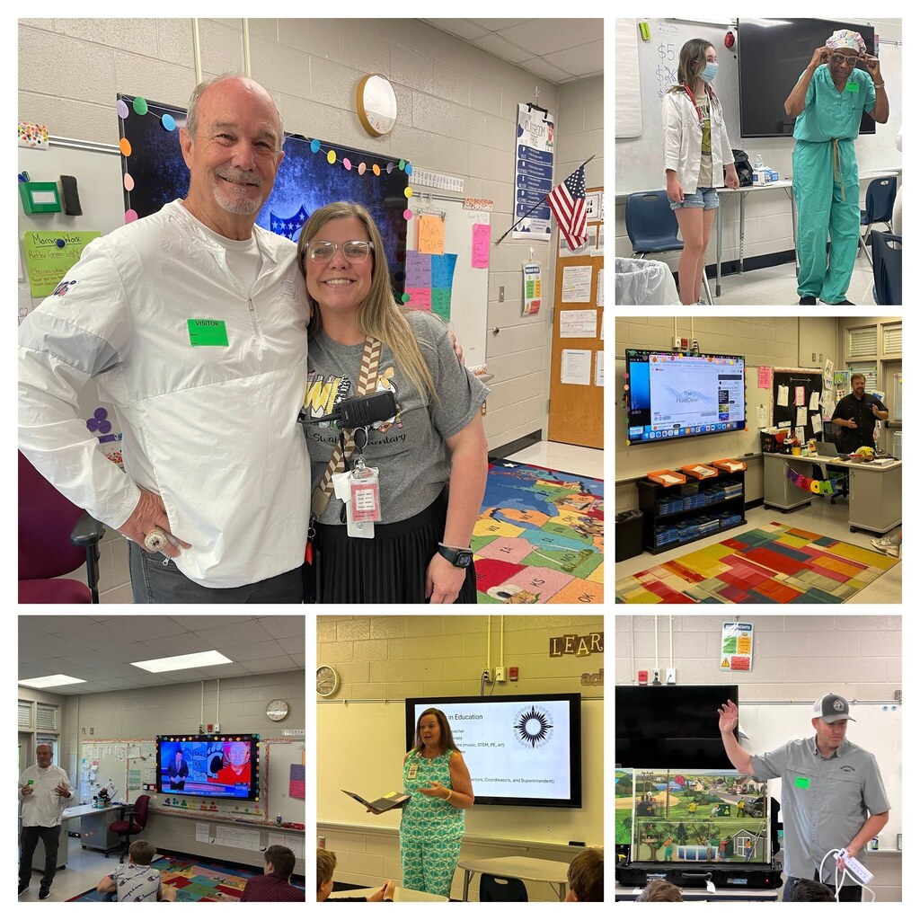 Today, our students had the opportunity to participate in an amazing Career Day at W.L. Swain Elementary! Students heard from professionals representing a wide variety of careers and learned about the paths, education, training, and experiences that helped each speaker reach their goals.
