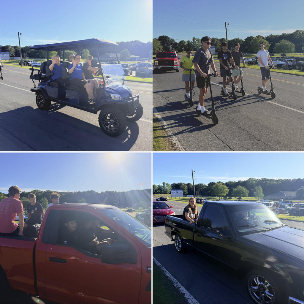 Photos of seniors in their vehicles for the 2026 Senior Parade
