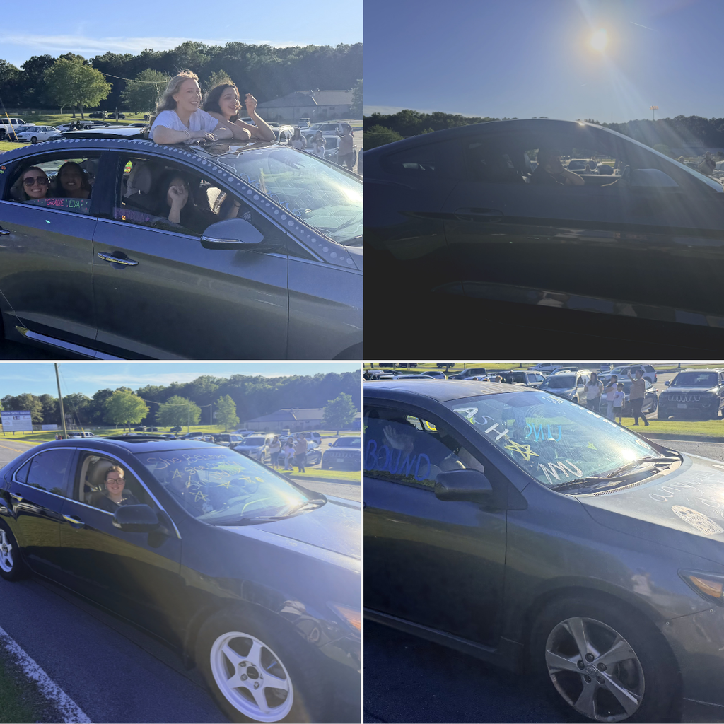 Photos of seniors in their vehicles for the 2026 Senior Parade