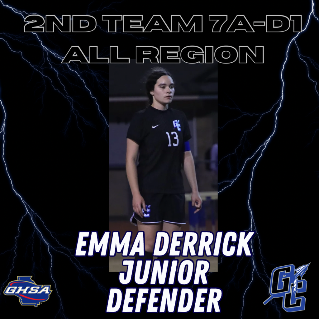 Photo of Emma Derrick - GCHS Junior - Soccer - 2nd Team 7A D1 All Region