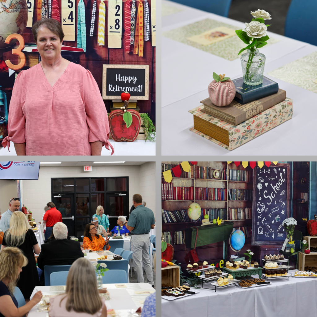 Retirees for Gordon County Schools and the reception