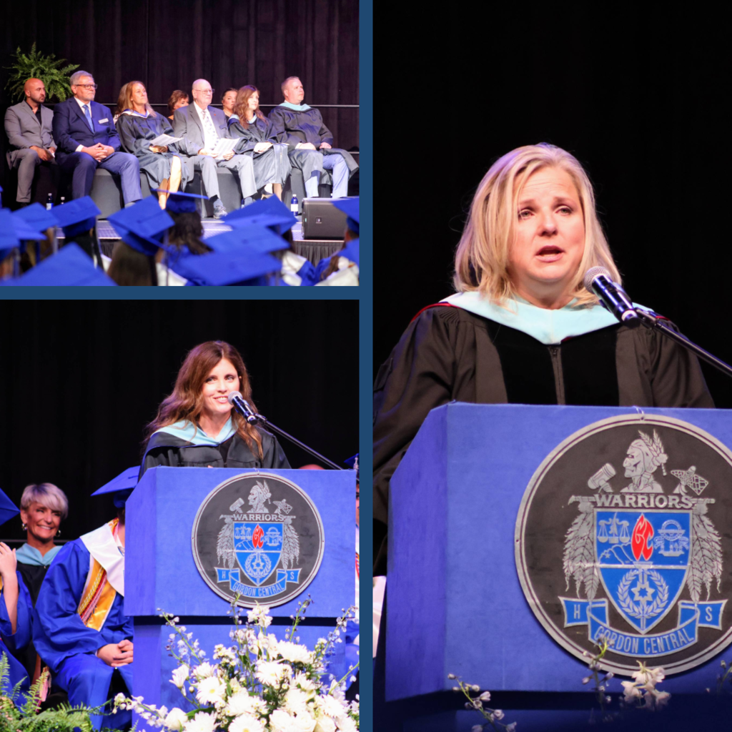Gordon Central High School Graduating Class of 2026 ceremony, district leaders and administrator speeches