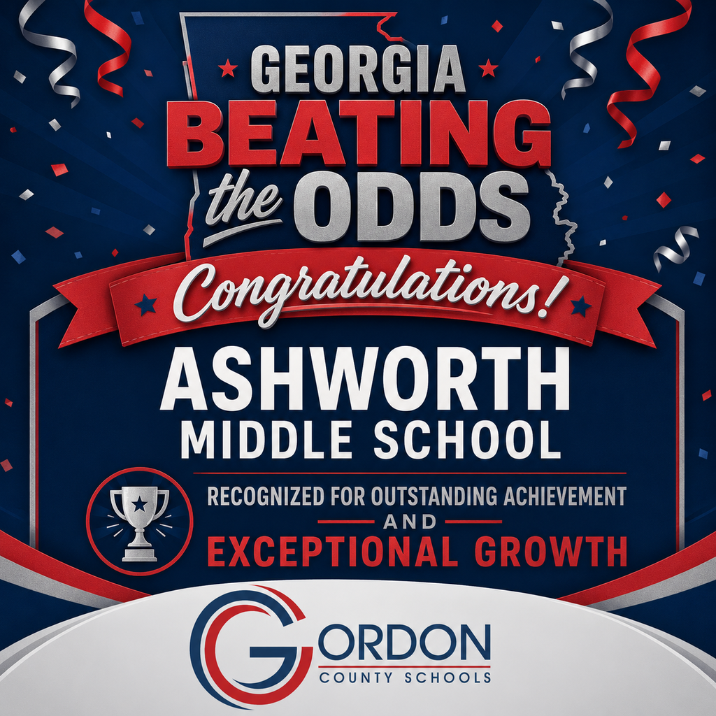 Georgia Beating the Odds Banner from Gordon County Schools