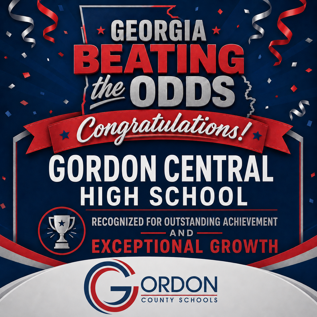 Georgia Beating the Odds Banner from Gordon County Schools