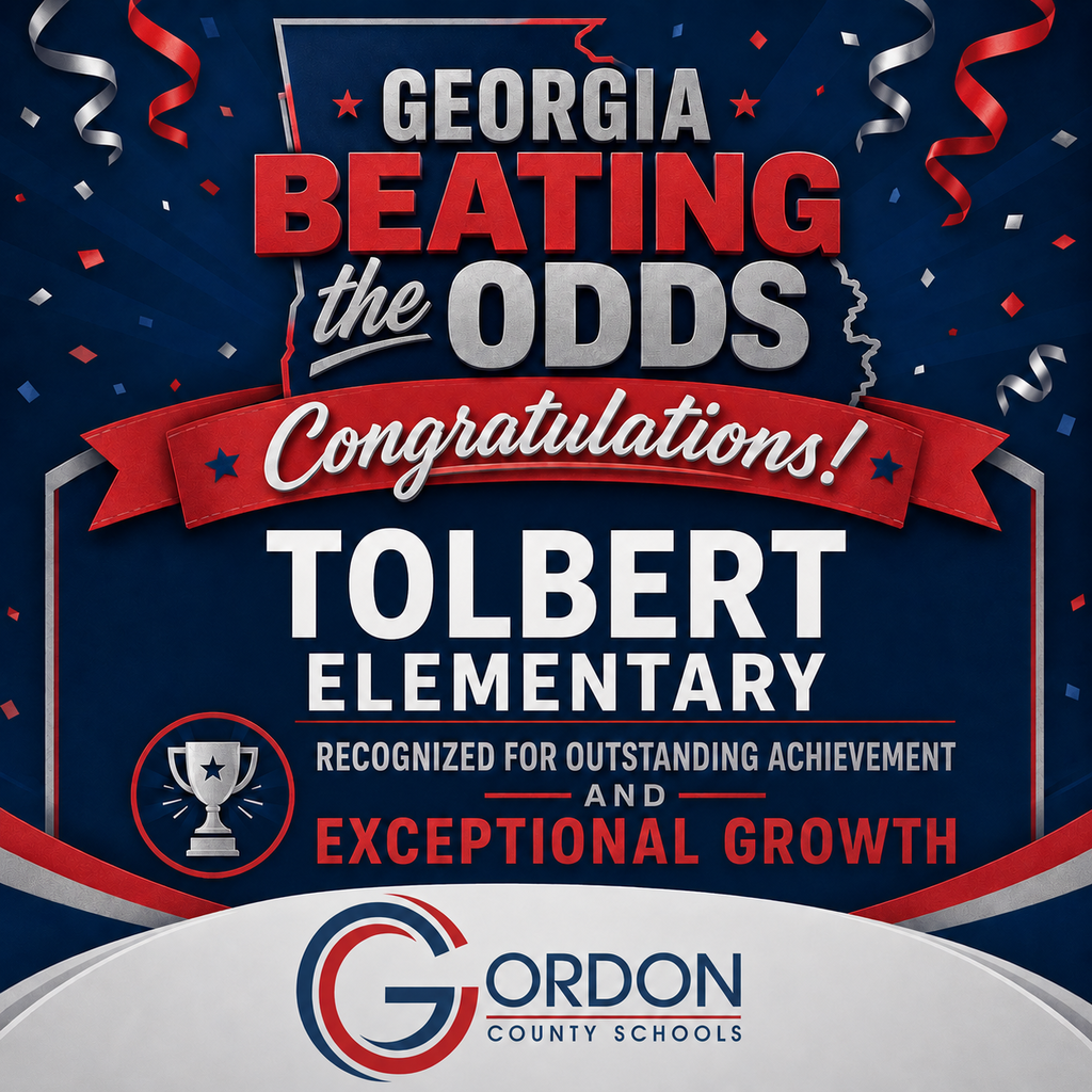 Georgia Beating the Odds Banner from Gordon County Schools