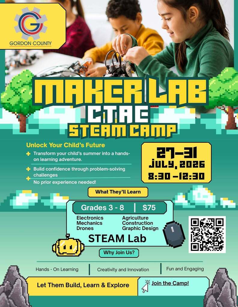 Maker Lab CTA Camp Flyer