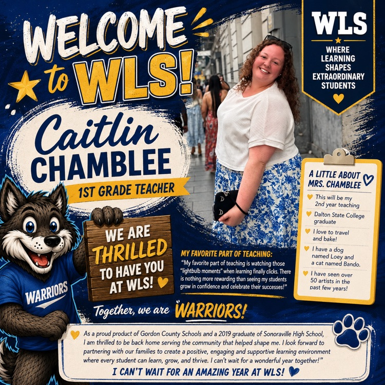welcome ms. Chamblee