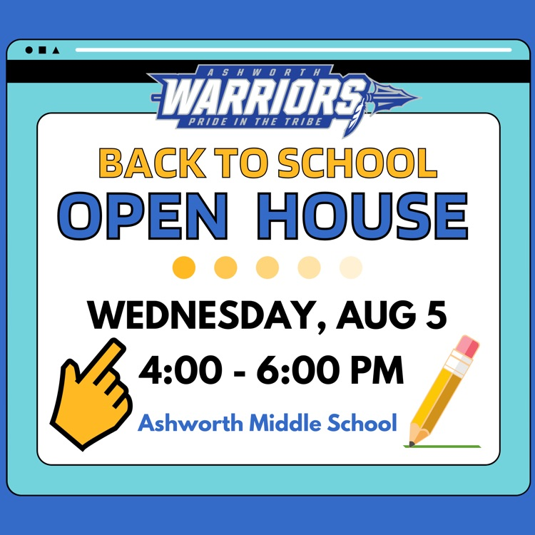 Red Bud Middle School is excited about Open House and the First Day of School. Open House will be on Wednesday, August 5th from 4-6pm and the First Day of School is Friday, August 7th.
