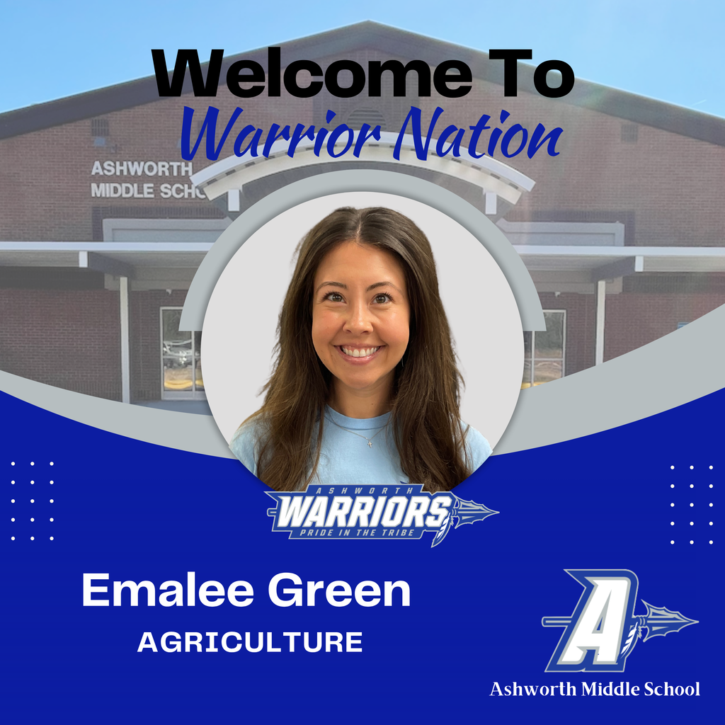 AMS is excited to welcome Ms. Emalee Green for the 2026-27 school year! She will be teaching Agriculture. We are looking forward to a great year!