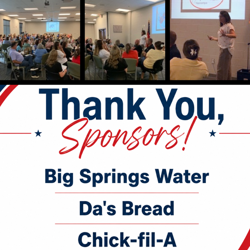 Thank you sponsors