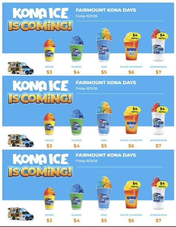 Kona ice prices