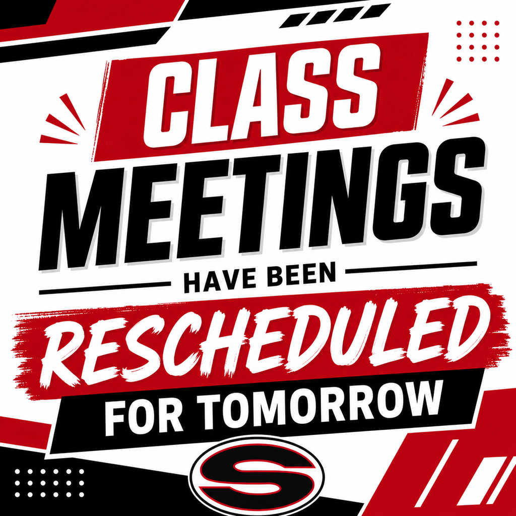 Class meetings rescheduled for tomorrow 8/12/2026