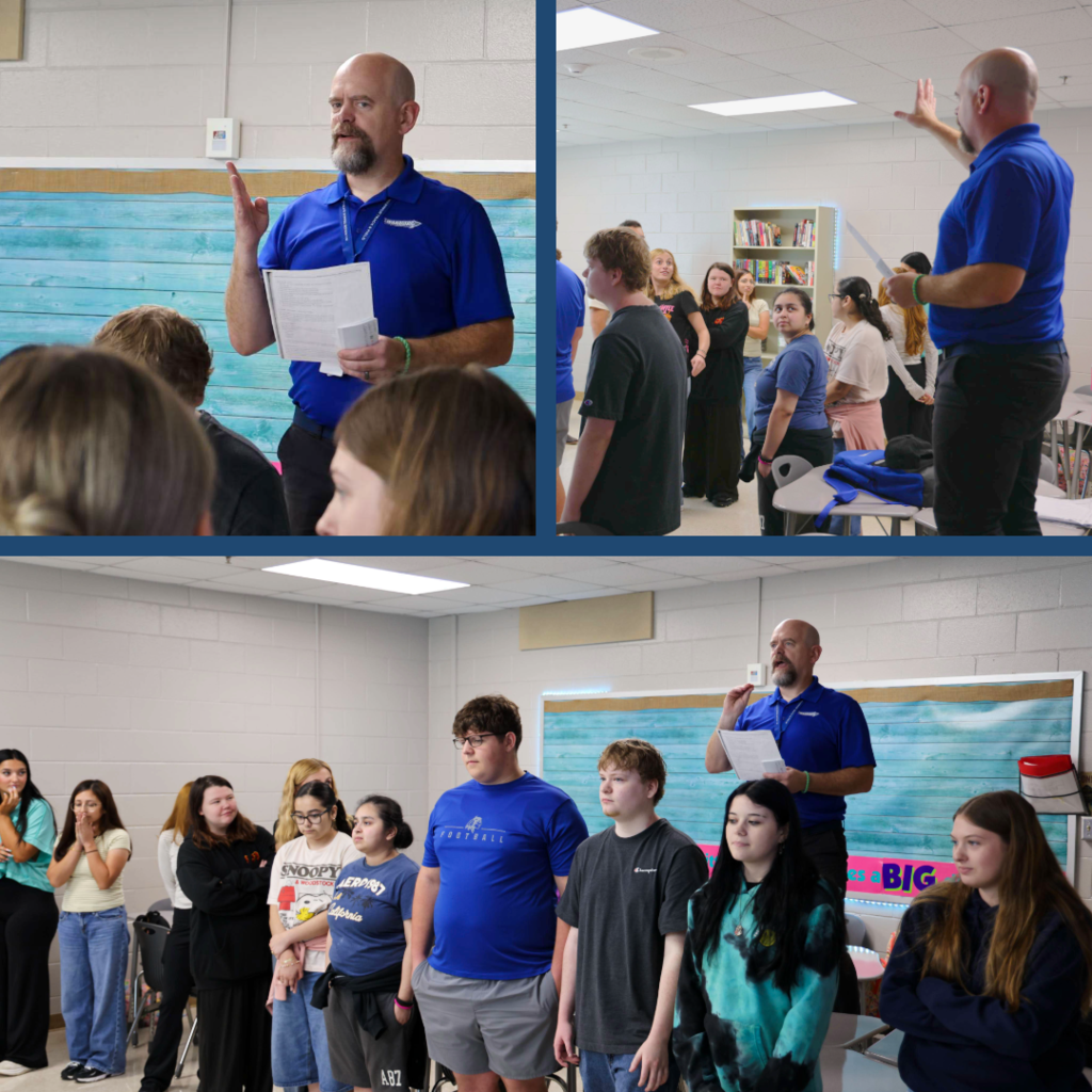 Mr. Rapier teaching students