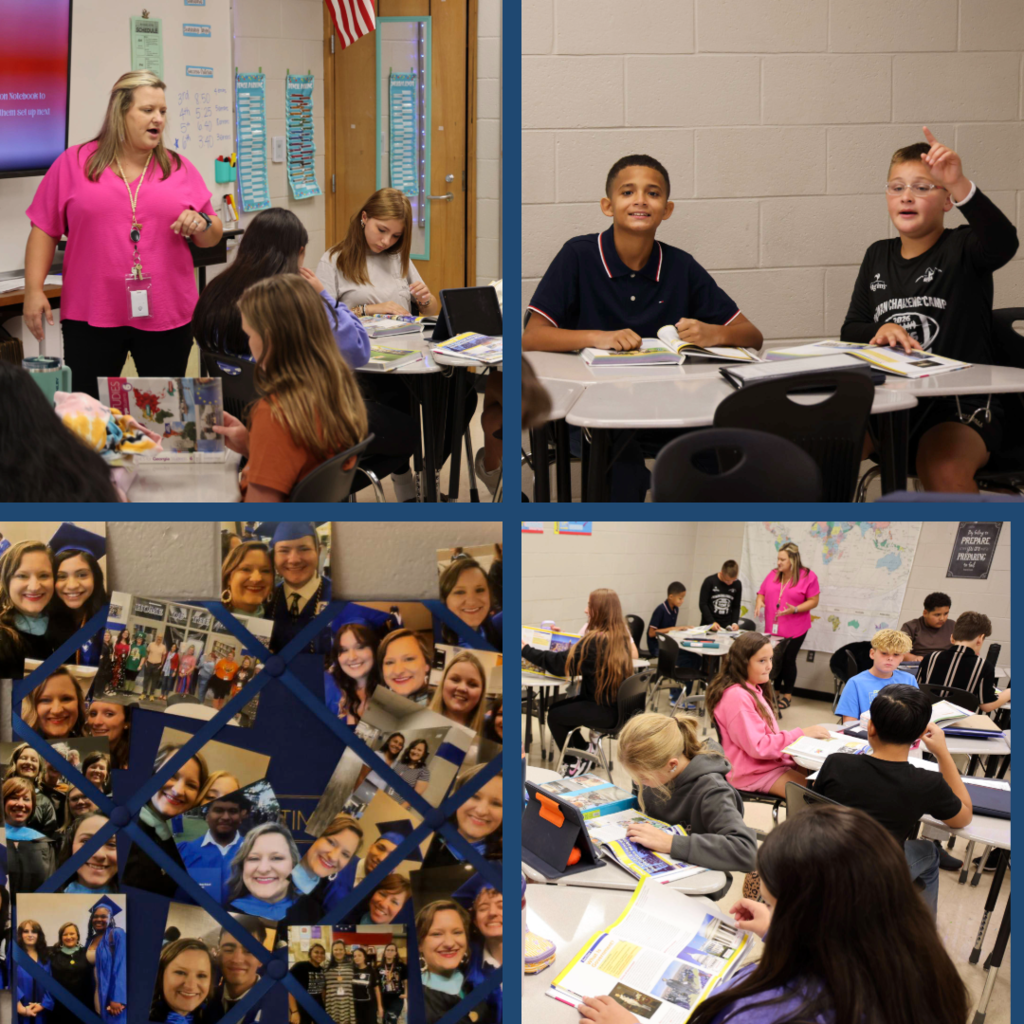 Mrs. Rhinehart teaching students