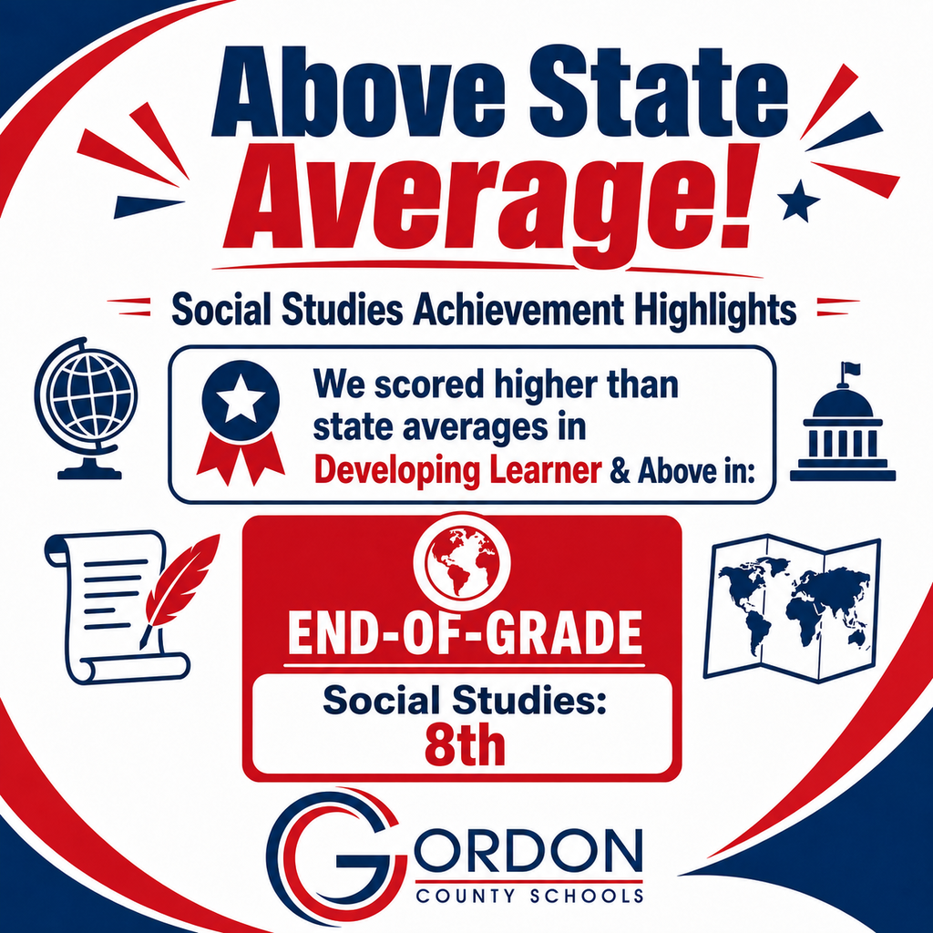Above state averages in social studies