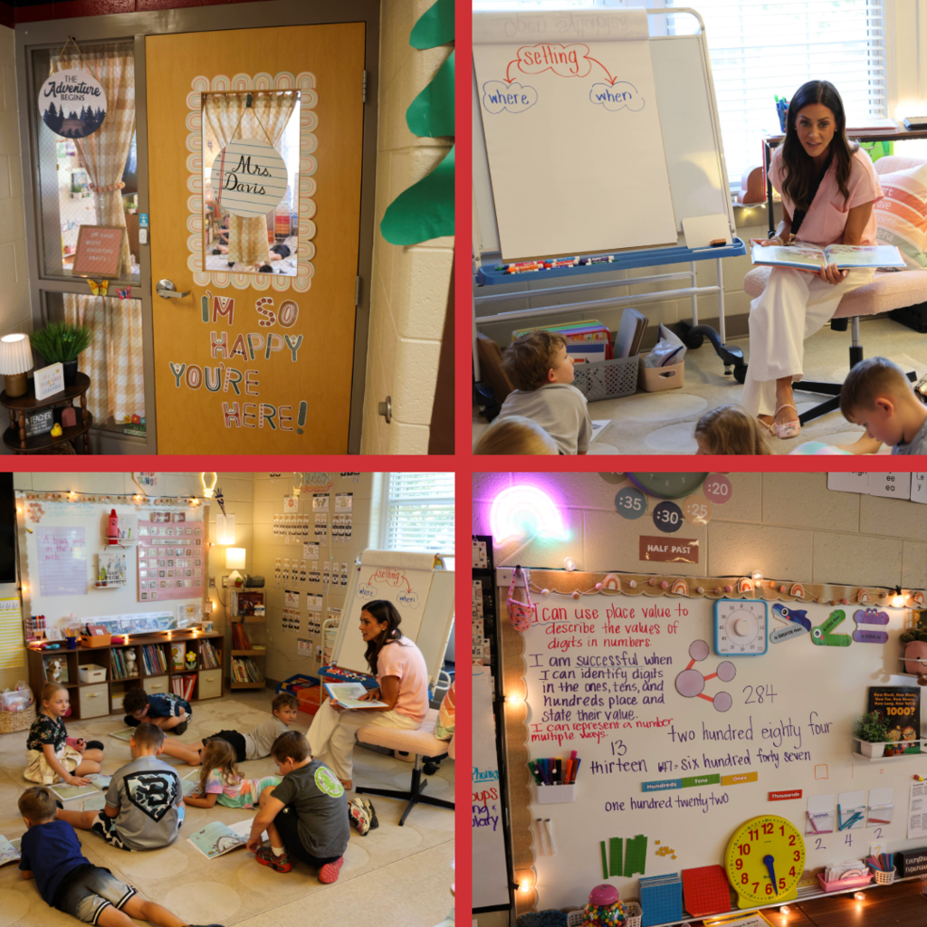 Students learning in class