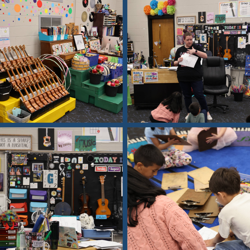 Students learning in class