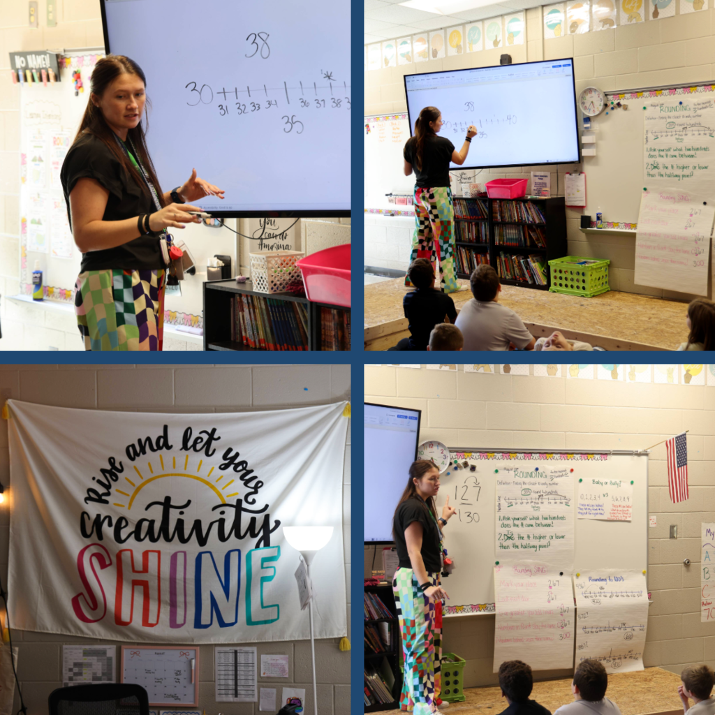 TES students learning from a teacher's lesson
