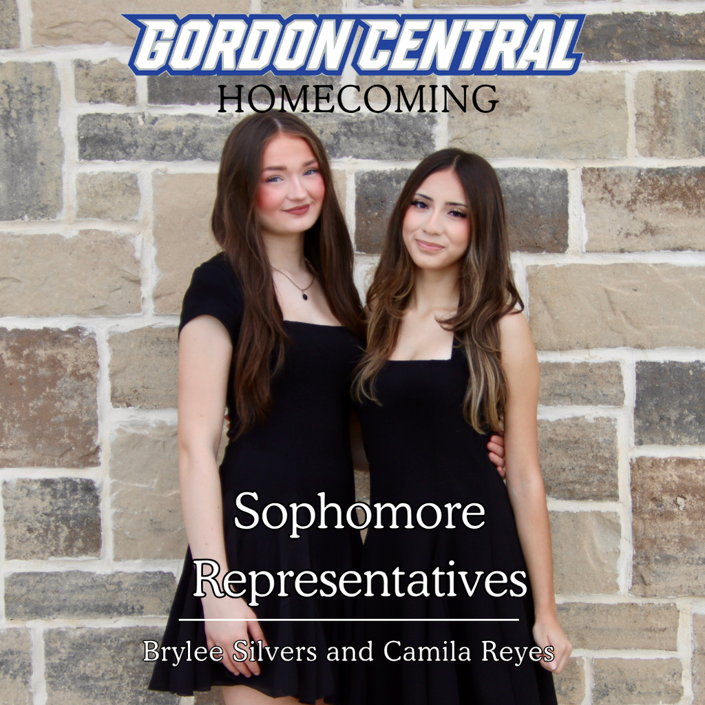 Sophomore Representatives - Brylee Silvers & Camila Reyes