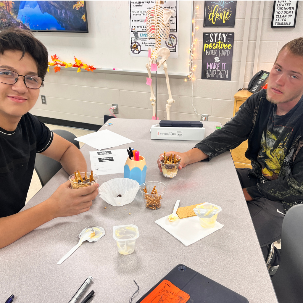 Mrs. Lee's Essentials Healthcare students are exploring the integumentary system this week with a hands-on learning experience! Today, students created edible skin models to represent the different layers of the skin, helping them better understand the structure and function of our body's largest organ. Learning is always more engaging when science comes to life... and tastes good too!