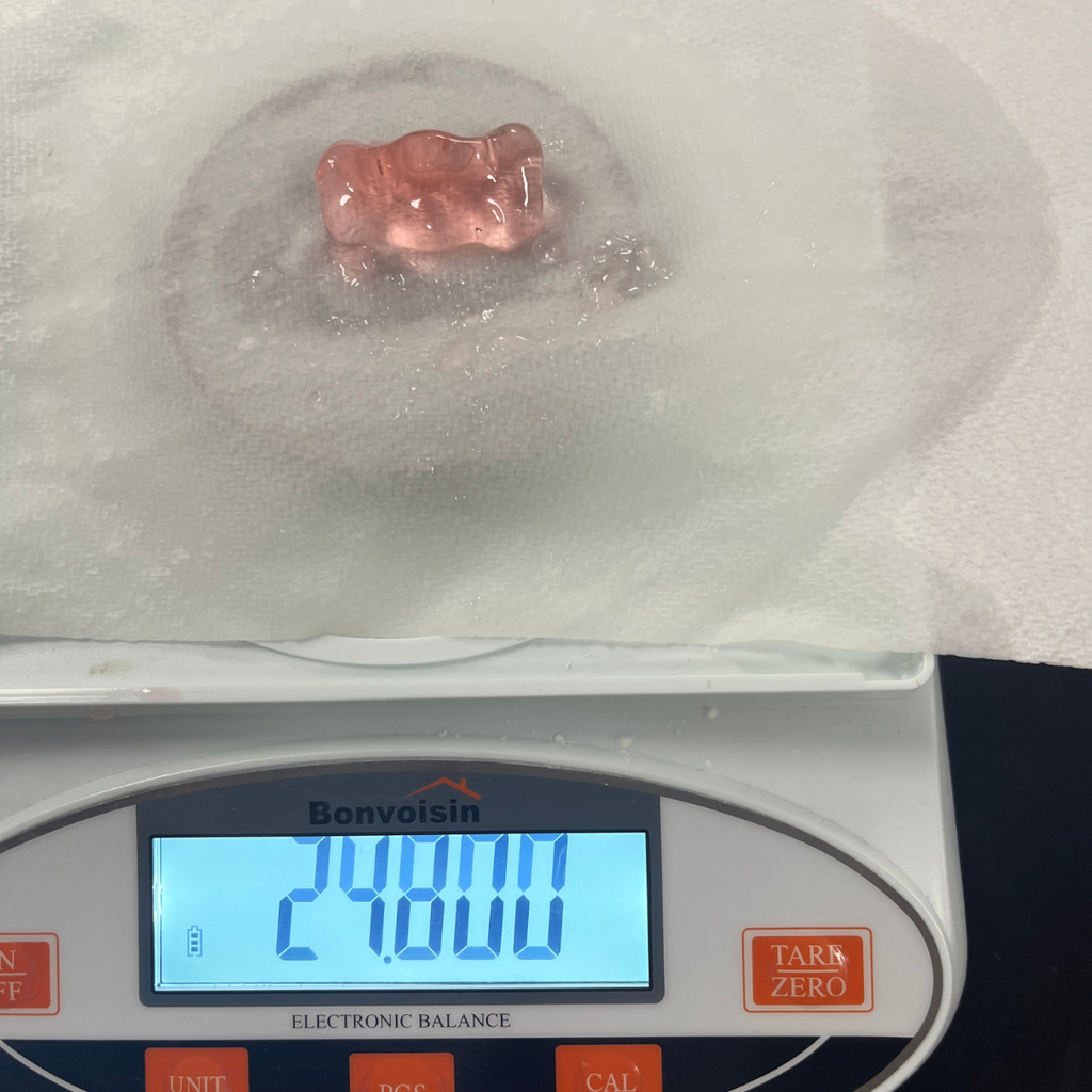 Mrs. Watts' Biology students put osmosis to the test by measuring the size and mass of gummy bears before and after soaking them in different solutions. This hands-on experiment helped students see how water moves across cell membranes in a sweet and memorable way!