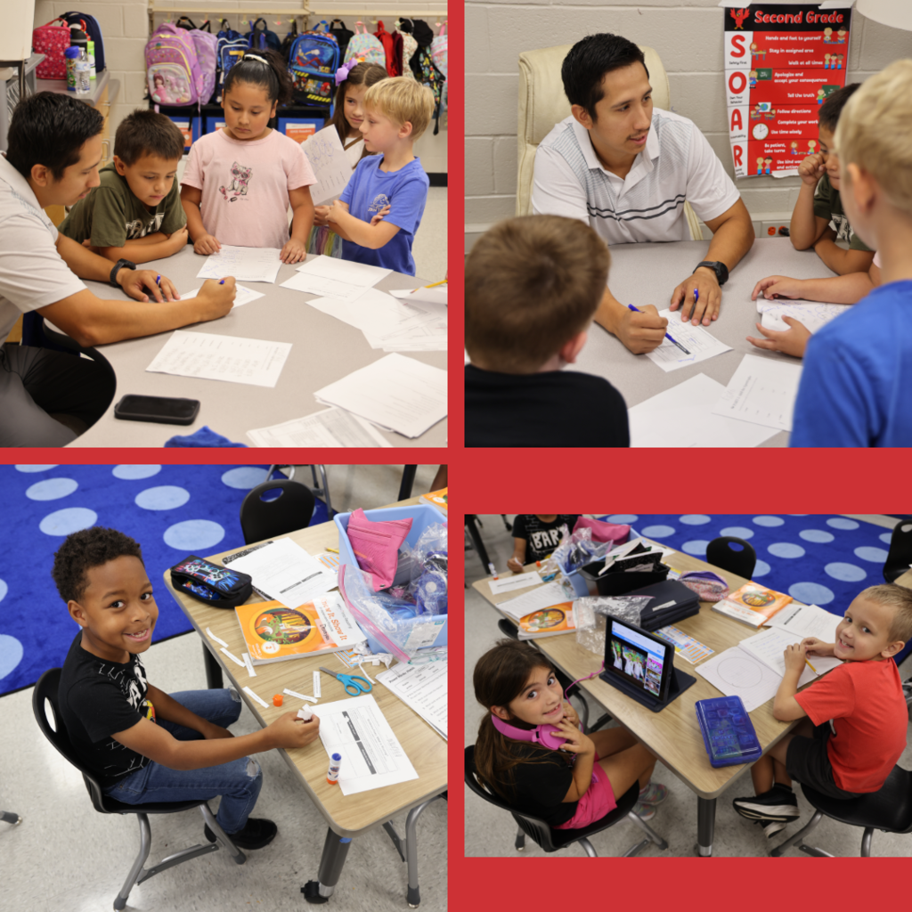 Students learning in class