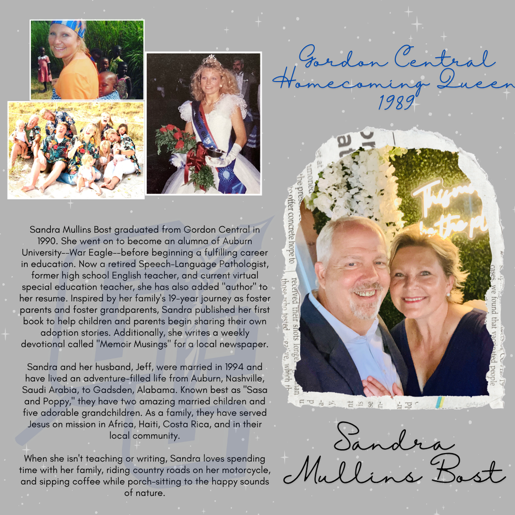 Gordon Central Homecoming Queen - 1989 - Sandra Mullins Bost