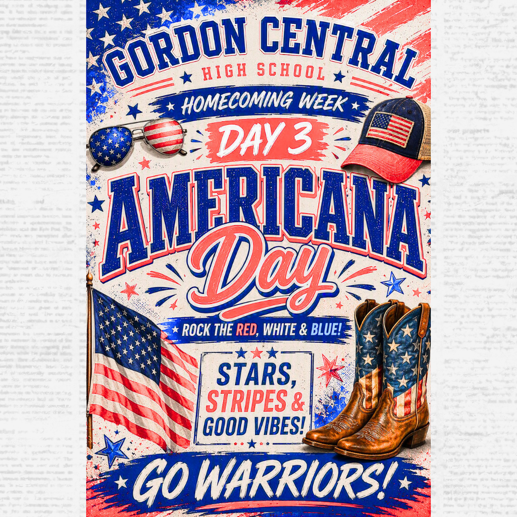 🇺🇸❤️💙 Homecoming Week Day 3 is here! ❤️💙🇺🇸 Today we're rocking the red, white, and blue for American Day! From stars and stripes to patriotic pride, let's show off our school spirit and make Day 3 one to remember.