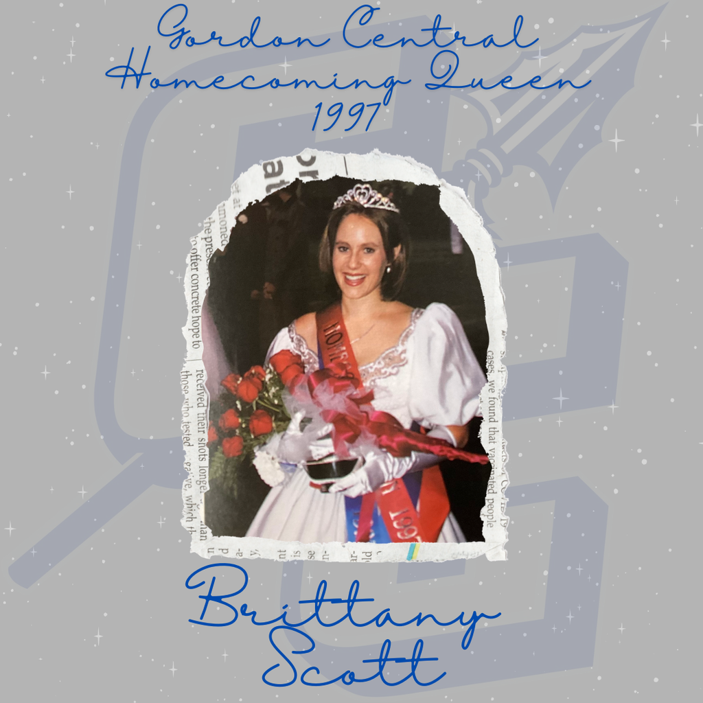 Photo of Brittany Scott - 1997 Gordon Central Homecoming Queen