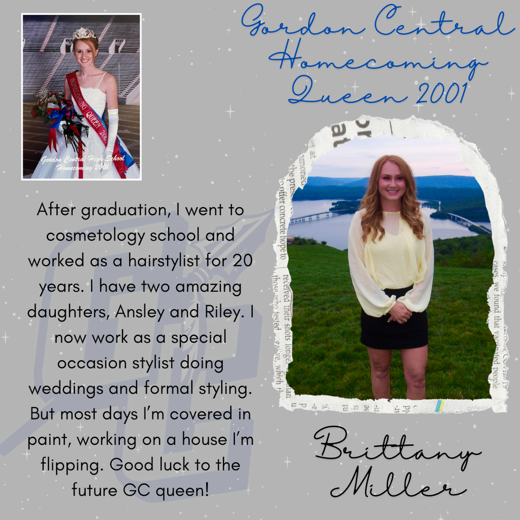 Gordon Central Homecoming Queen - 2001 - Brittany Miller