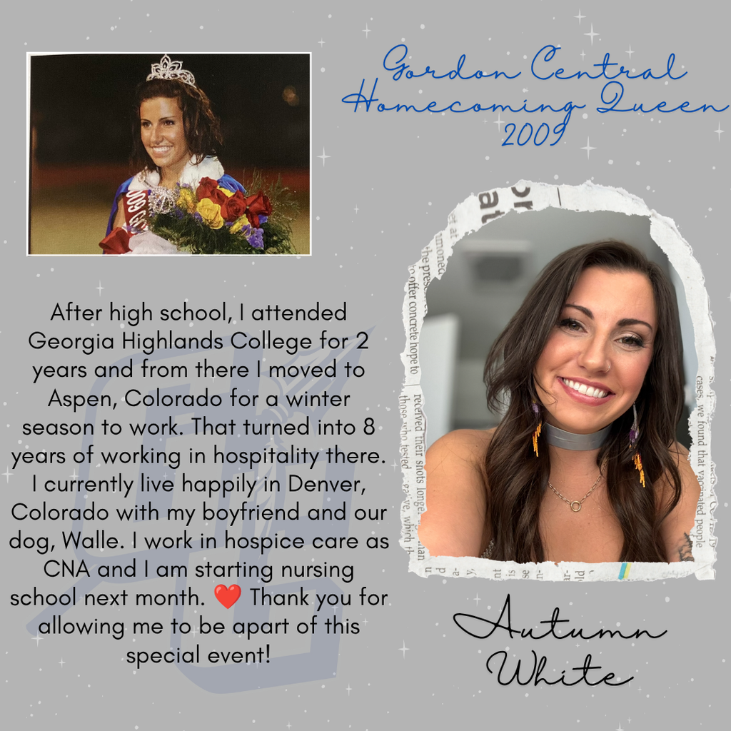 Gordon Central Homecoming Queen - 2009 - Autumn White
