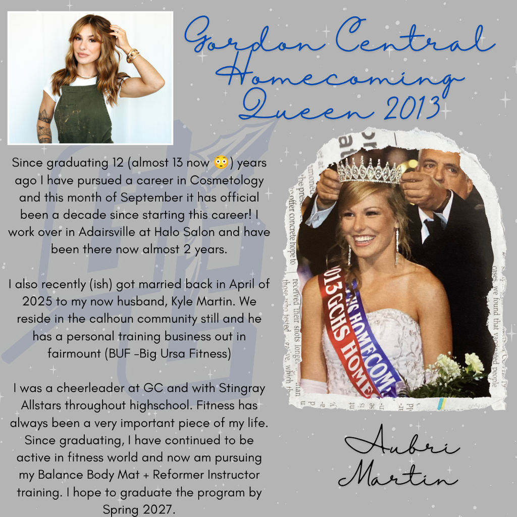 Gordon Central Homecoming Queen - 2013 - Aubri Martin