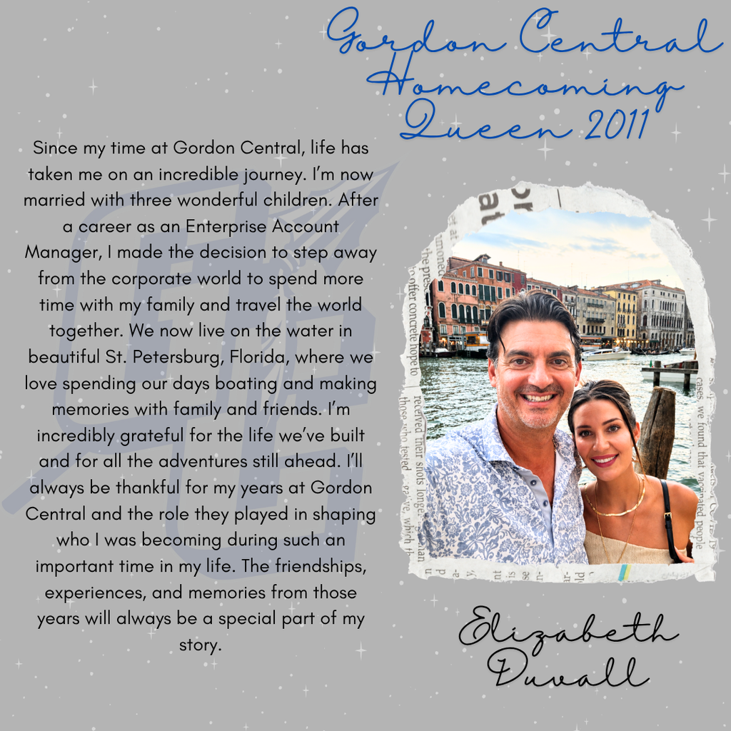 Gordon Central Homecoming Queen - 2011 - Elizabeth Duvall
