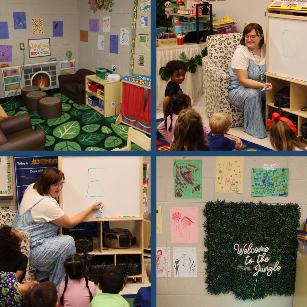 Students learning in class