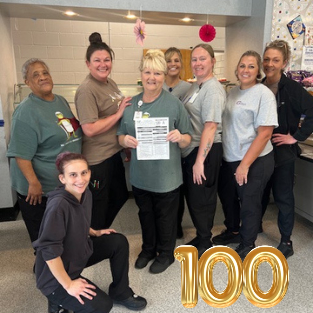 A perfect 100 once again! 🎉 Congratulations to our cafeteria staff for earning another outstanding health inspection score today. Your hard work, attention to detail, and commitment to excellence help make Gordon Central a great place to learn and grow. Thank you for all you do!