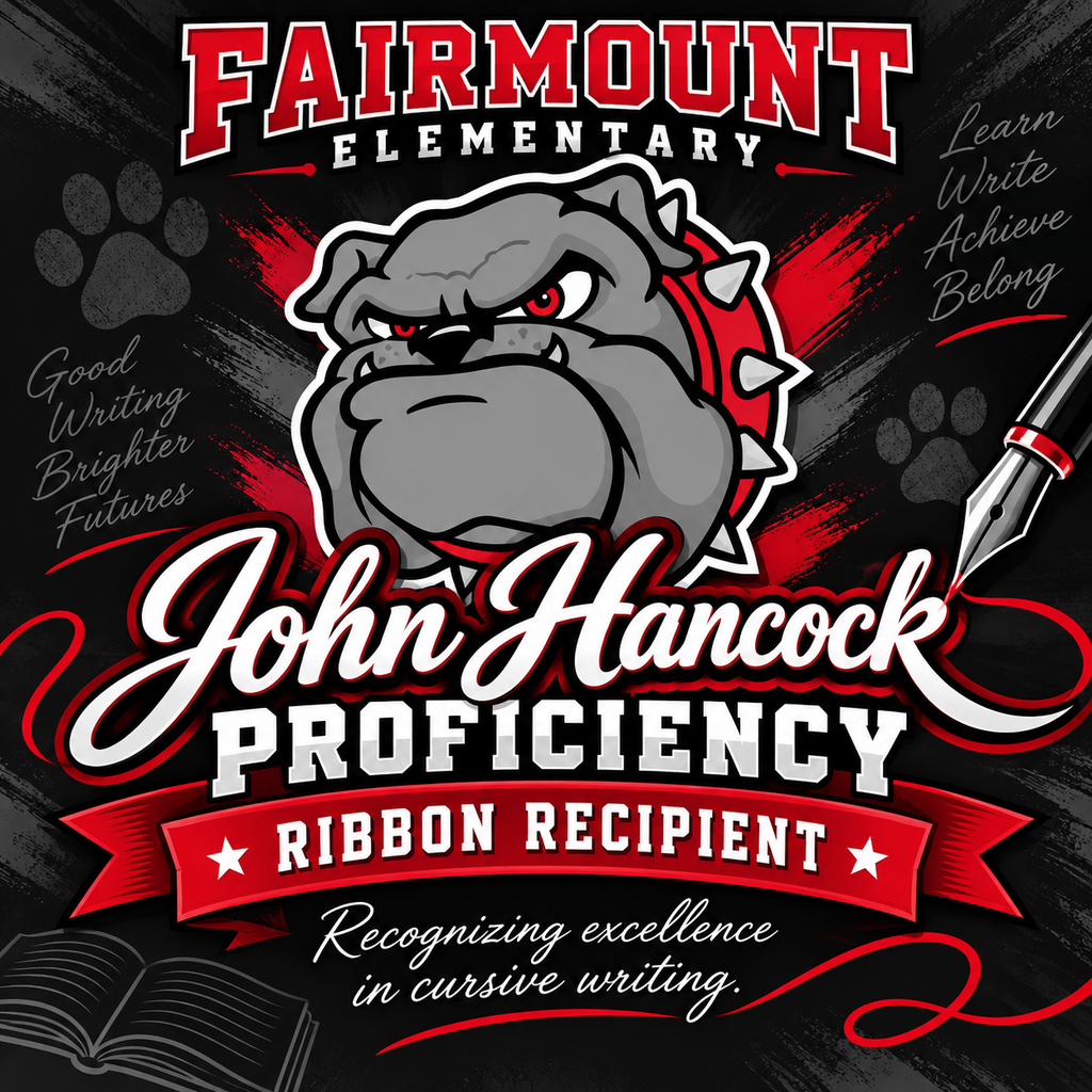 Fairmount Elementary - John Hancock Proficiency Ribbon Recipient
