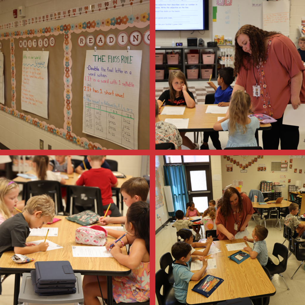 Students learning in class