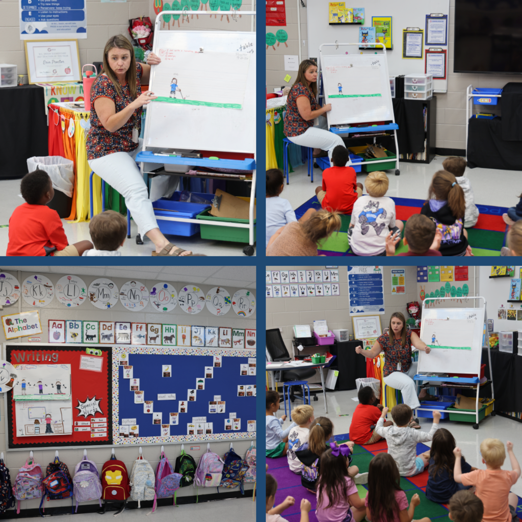 Students learning in class