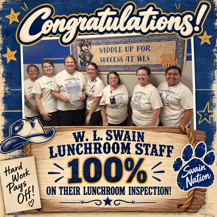 100% Lunchroom Inspection 
