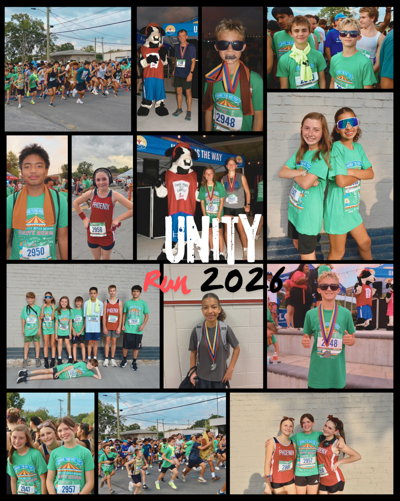 Photo Collage of Unity Run Participants