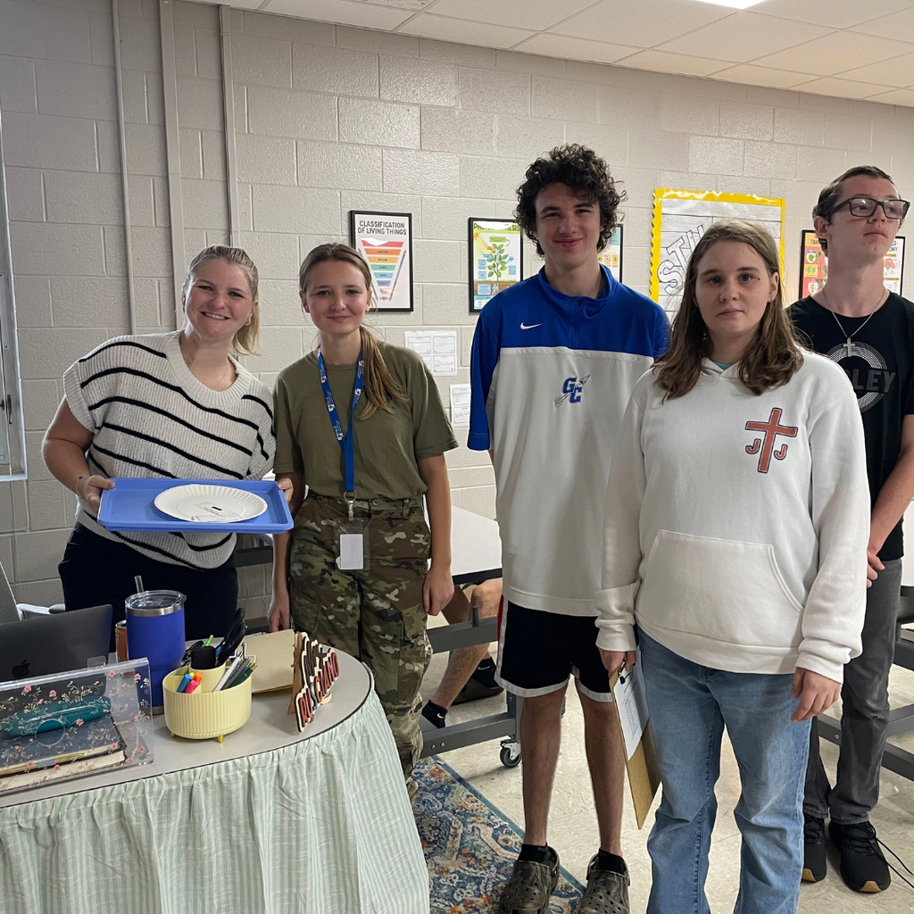 A few of Mrs. Albright’s Teaching as a Profession Level 3 students put their teaching skills into practice today with students from Coach Greer, Coach Coots, and Mrs. Hicks’ classes!