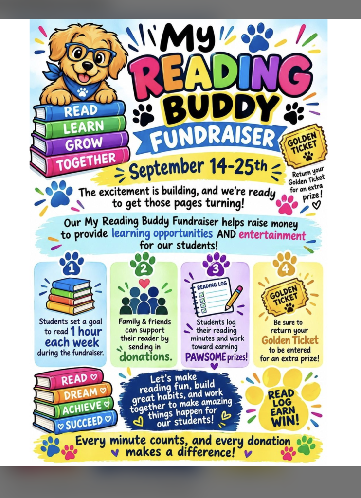 Just a reminder of our classroom challenge: FINAL WEEK CLASSROOM CHALLENGE!!! Teachers and classrooms..... this one is for you!! The TOP 3 CLASSROOMS at the end of the day on Monday, September 28th will win a PIZZA PARTY!!! and that's not all...... Teachers win too!!! 1st place : $100 AMAZON GIFT CARD 2nd place: $75 AMAZON GIFT CARD 3rd place: $50 AMAZON GIFT CARD What could you buy for your classrooms with an AMAZON gift card?? WHO WILL COME OUT ON TOP???!!! Who will read the most? (goal is an hour each week) Who will bring in the most pledges? Which classroom will take the lead?? Let's finish the week strong!!