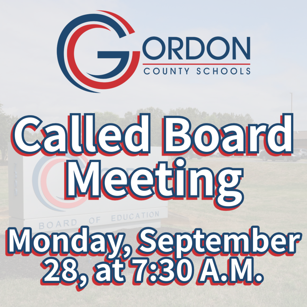 Announcement - Called Board Meeting Monday, September 28 at 7:30 AM