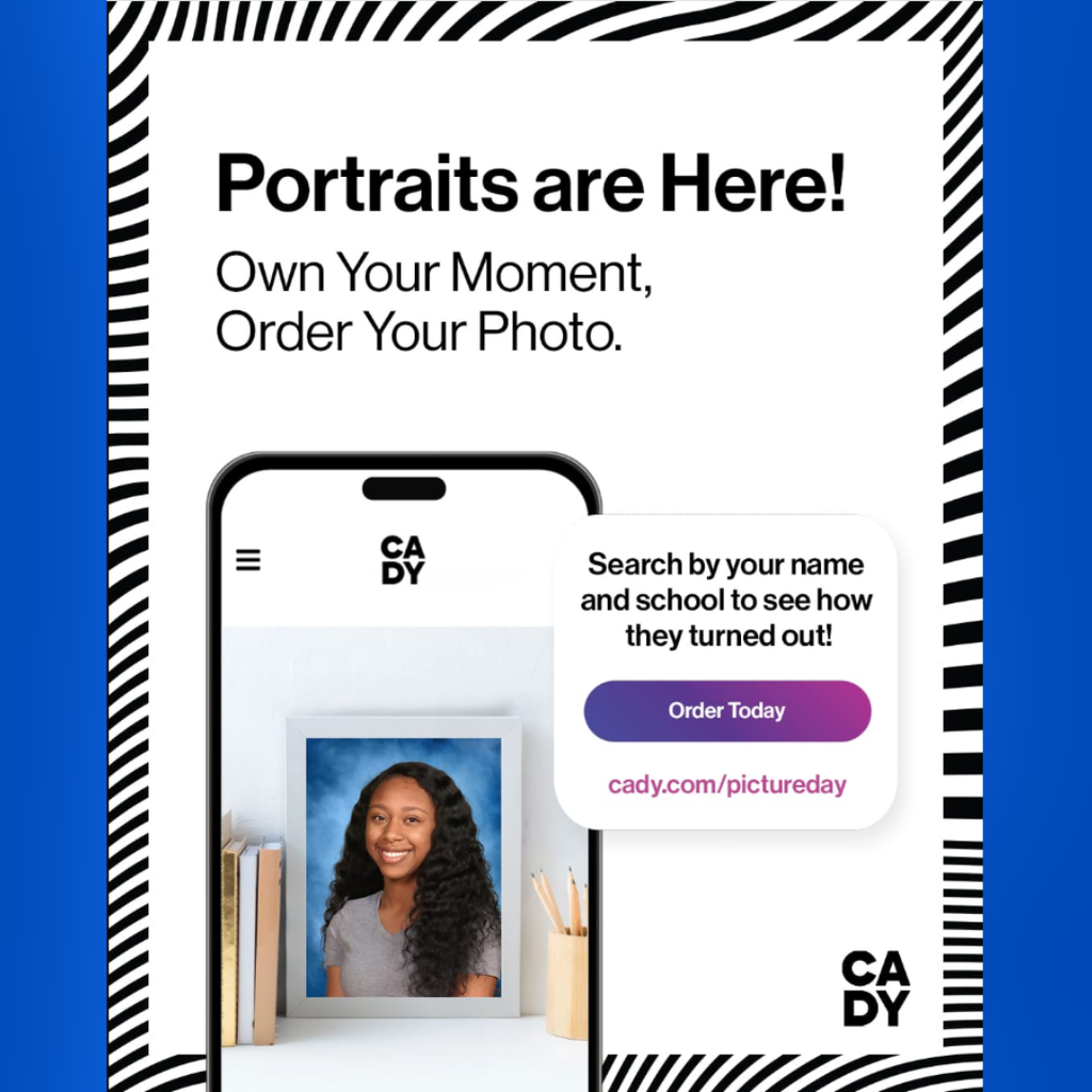 Picture Day portraits are ready! 📸 Visit cady.com/pictureday to access your student’s gallery and explore available packages. #CADY #CADYpics #PictureDay