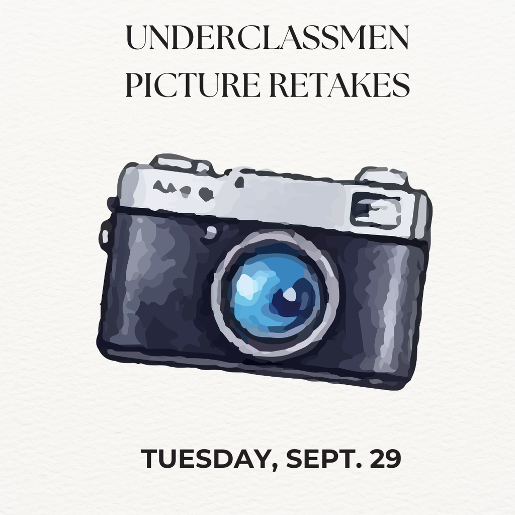 Underclassmen Picture Retakes - Tuesday, Sept 29