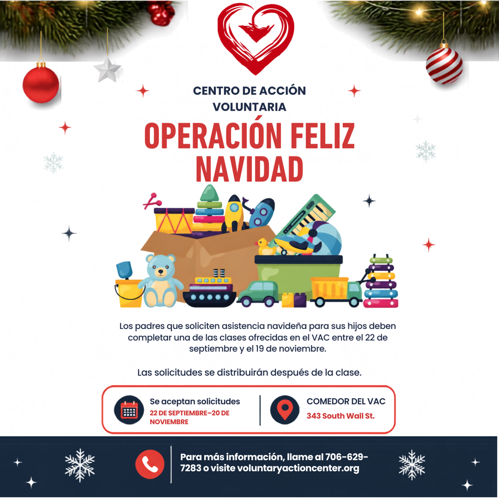 Operation Happy Christmas. Applications Sept 22-Nov 20